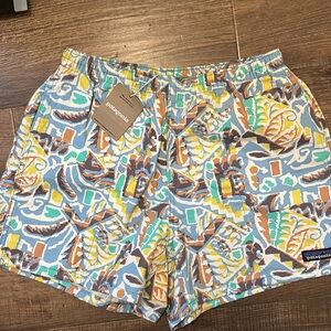 Patagonia Women's Funhoggers 4" Shorts Multi Color